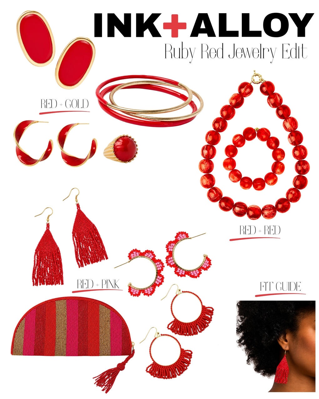 Ruby Red: Editorial Direction for INK+ALLOY